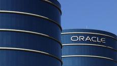 Oracle building complex with two round towers